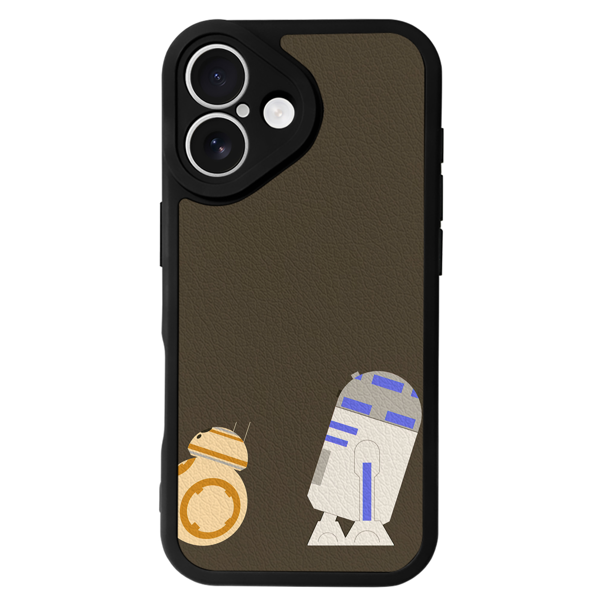 （画像用） スター・ウォーズ Star Wars 【iPhone 16シリーズ対応】シリコンスマホケース（レザー調） 材質：シリコン